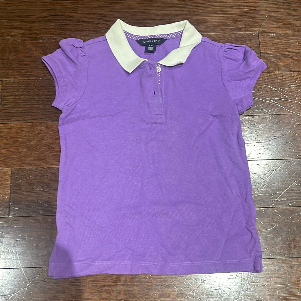super cute purple polo top
